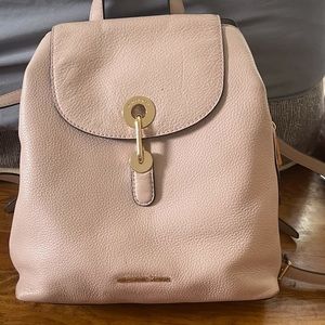 Michael Kors light pink backpack